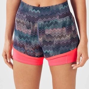 Fabletics Olesia Shorts Ravenna Print Desert Rose
